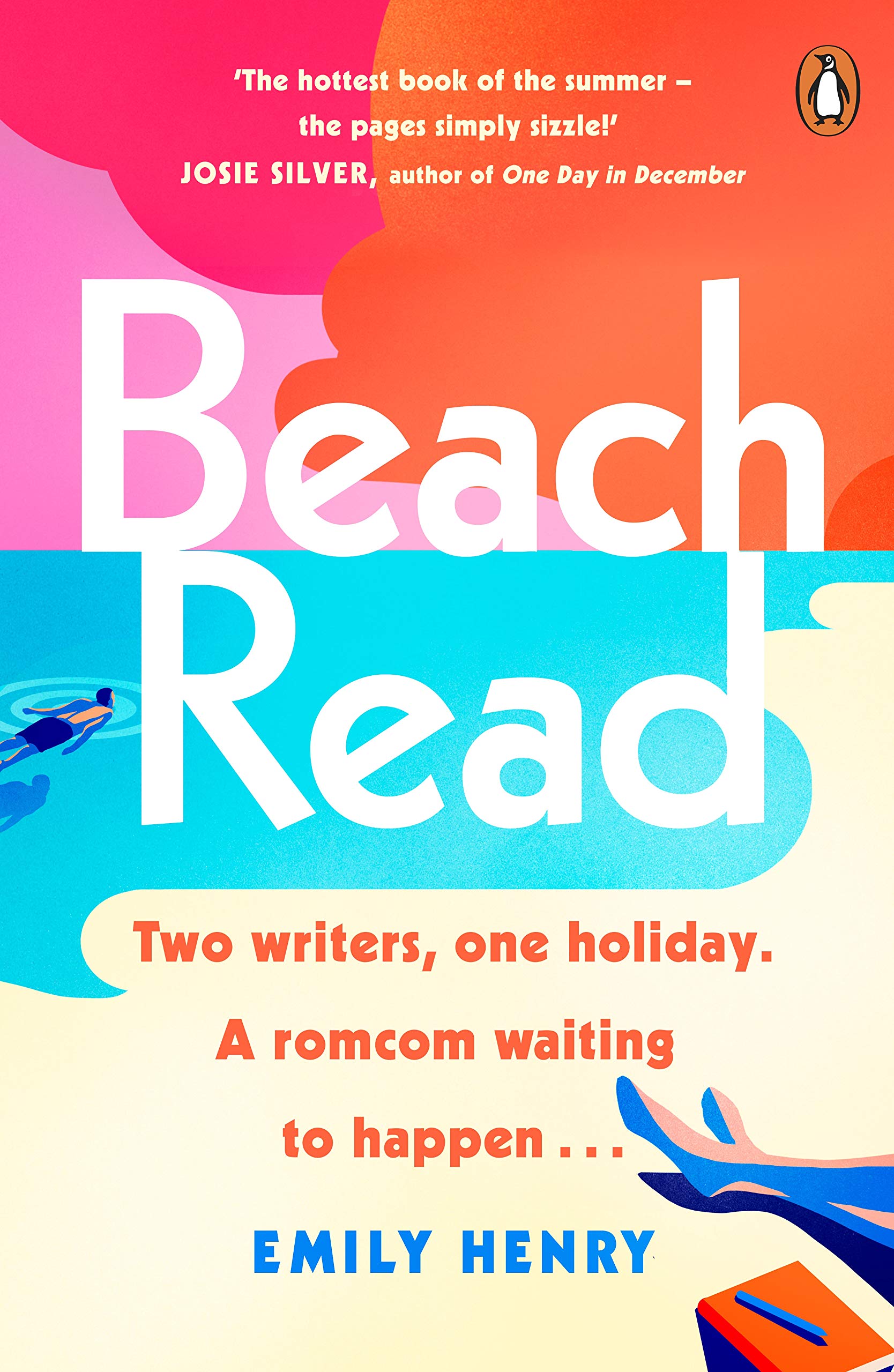 Book cover of Beach Read by Emily Henry Book cover of Beach Read by Emily Henry